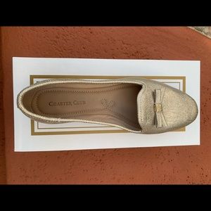 Charter Club Golden Flats NEW